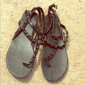 BCBGeneration Gloriana Gladiator Sandal, Blackout